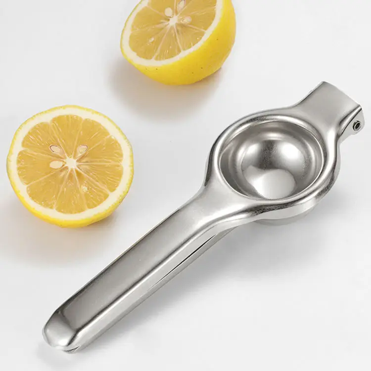 Wholesale Stainless Steel Exprimidor De Limon Hand Press Manual Fruit Juicer Lime Orange Citrus Lemon Squeezer