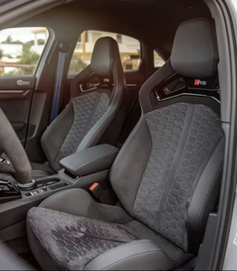 Pour <span class=keywords><strong>Audi</strong></span> A3 A4 A5 A6 A7 <span class=keywords><strong>A8</strong></span> Q3 Q5 Q7 Siège sport en fibre de carbone personnalisé Cuir véritable RS pour RS6 RS7 Barrel Racing Automobile - Product Image 6
