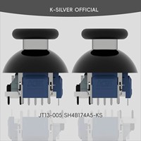 Nouveau joystick ABS K-silver JT13-005 TMR avec amortissement réglable de 30 à 80gf, compatible avec PS4/PS5/Switch Pro