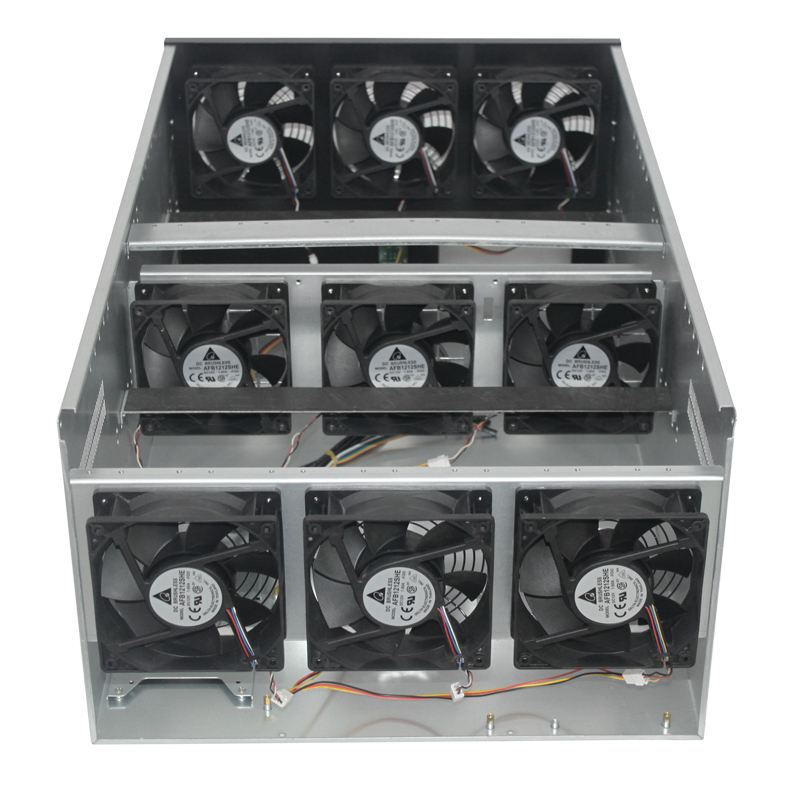 Двойной источник питания ATX 6/8/13 GPU ETH/BTC/и т. Д. Компьютерная Шахта чехол Rig для Ethereum материнская плата