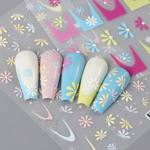 Calcomanías y Adhesivos para <span class=keywords><strong>Uñas</strong></span> Acrílicas con Diseño <span class=keywords><strong>de</strong></span> Flores en <span class=keywords><strong>Relieve</strong></span> 3D/5D Personalizados - Product Image 6