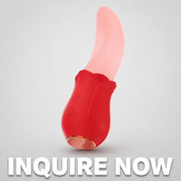 Vibrateur Lèche-Langue en Silicone Rechargeable 10 Fréquences Stimulateur Clitoridien Point G Jouet Adulte Masseur pour Femme CE RoHS