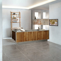 Baignoire de massage autoportante de luxe 56 pouces, blanche, moderne, chinoise, en bois écologique, forme rectangulaire, avec drain d'angle pour trempage et vidange