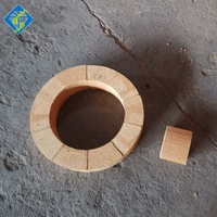 Prix d'usine résistant à la chaleur taille personnalisée brique réfractaire incurvée en forme de cercle briques réfractaires pour four et four