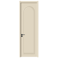 Porte intérieure moderne anti-rayures en mélamine, âme en cristal de carbone, insonorisée, durable, en bois, pour villa et appartement haut de gamme