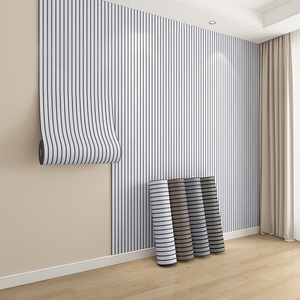 Tấm dán tường xốp 3D sóng gợn, chống thấm, bán chạy, dùng trang trí nội thất phòng khách, tự dính - Product Image 6