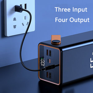 Hyto thiết kế mới ngân hàng điện 90000mAh bốn USB ngân hàng điện pin sạc bên ngoài 70000mAh 50000mAh xách tay với ánh sáng LED - Product Image 4