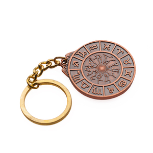 Llavero Metálico Promocional con Diseño de Logotipo Económico, Signo del Zodiaco - Product Image 2