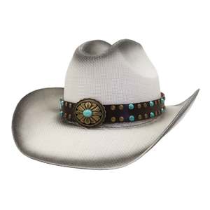 หมวกฟางสไตล์คาวบอยตะวันตกย้อนยุคแฟชั่นใหม่ N40 สำหรับตกปลาและเดินป่า เหมาะสำหรับทั้งชายและหญิง - Product Image 3