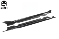 Nouvelles jupes latérales et lèvres de pare-chocs en fibre de carbone style SQ pour BMW Série 4 G22 2021-2023 – Protection et décoration à visser