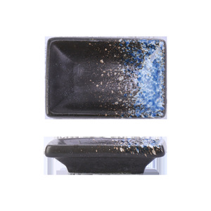 Plat à assaisonnement en céramique de style japonais et coréen, compatible micro-ondes, design minimaliste, forme rectangulaire, fabriqué au four, pour hôtel - Product Image 5