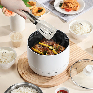 Olla Arrocera Eléctrica Mcdou de 400W y 1.8L, Olla para Derretir Chocolate, Olla para Cocinar Filetes de Salmón y Huevos Revueltos, Mini Olla Arrocera - Product Image 5