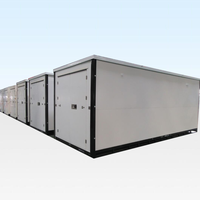 Installation facile, conteneurs de stockage mobiles pliables préfabriqués en acier de 20 pieds et 40 pieds, en kit