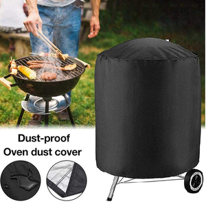 Cubierta de barbacoa impermeable de tela Oxford de alta resistencia Compatible con <span class=keywords><strong>Weber</strong></span>, Big Green Egg, Char-Broil parrillas de hervidor de carbón de 22 pulgadas - Product Image 2