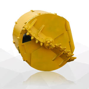 보어 파일 사용 총알 평평한 이빨이있는 토양 및 암석 드릴링 버킷 - Product Image 1