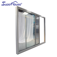 Ventana Corredera de Aluminio con Marco Plateado, Resistente a Huracanes, Certificada por NOA en Miami Dade, Proveedor para Proyectos Costeros en Florida