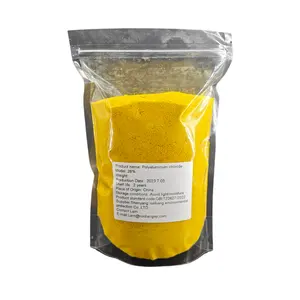 Poly Aluminium Chloride Water Treatment Chemical 28%/30% Purity Yellow Powder CAS 1327-41-9