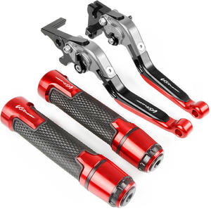 CNC Laser <span class=keywords><strong>logo</strong></span> <span class=keywords><strong>V</strong></span>-<span class=keywords><strong>STROM</strong></span> DL650 GSR400 BKG SR600 GSR750 SV650 Pliable extensible leviers d'embrayage de frein poignées extrémités de barre - Product Image 3