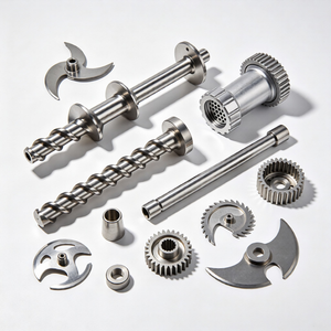 Accessoires sur mesure en aluminium moulé sous pression CNC <span class=keywords><strong>de</strong></span> haute précision pour machines à hacher la viande avec services <span class=keywords><strong>de</strong></span> perçage et d'embrochage - Product Image 3