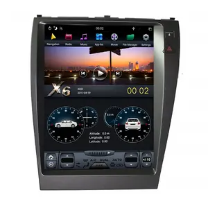 NAVIHUA 12.1 Tesla tarzı dikey ekran GPS navigasyon araba radyo Lexus ES240 ES350 Android 9.0 araç DVD oynatıcı çalar 2006 2012 PX6