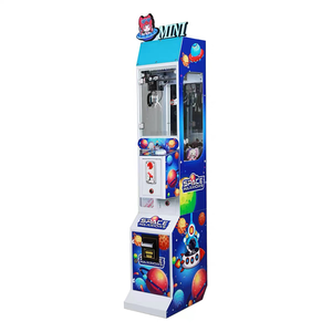 Máquina expendedora comercial de metal y plástico con aceptador de billetes y lector de tarjetas, luz LED, para centros de juego y boliche - Product Image 1