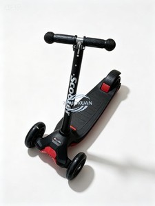 Patinete Plegable Instantáneo para Niños Pequeños, Estructura Metálica Integrada, Llantas de PU con Iluminación Brillante y Amortiguación de Impactos - Product Image 1