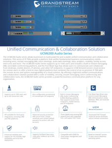 Grandstream ucm6308a IP âm thanh PBX 1500 SIP hỗ trợ người dùng 8fxo + 8fxs cổng VoIP cổng với PoE mạng - Product Image 6