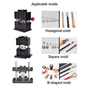 เครื่องจีบขั้วสายไฟฟ้ากึ่งอัตโนมัติ20ตันเครื่องผลิตสายเคเบิลทองแดง - Product Image 5