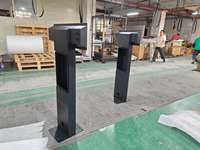 Fabrication sur mesure de tôlerie métallique pour kiosque, socle, support au sol et boîtier