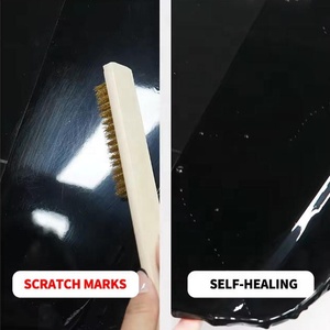 Film de protection de peinture pour <span class=keywords><strong>voiture</strong></span> en vinyle TPU super hydrophobe, résistant aux rayures, autocollant auto-réparable, noir brillant - Product Image 3
