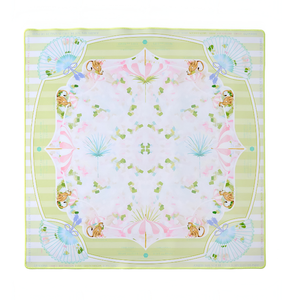 Tapis de <span class=keywords><strong>Mahjong</strong></span> Américain de Luxe Style Floral, Taille Standard, Surface Silencieuse, Thème Rose et Bleu pour Soirées Jeux - Product Image 6
