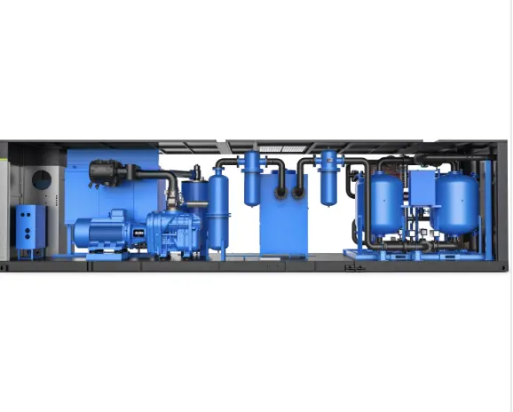 अच्छा टिकाऊपन औद्योगिक 50 घन मीटर एयर कंप्रेसर स्टेशन प्राकृतिक गैस कंप्रेसर स्टेशन कंप्रेसर स्टेशन उपकरण