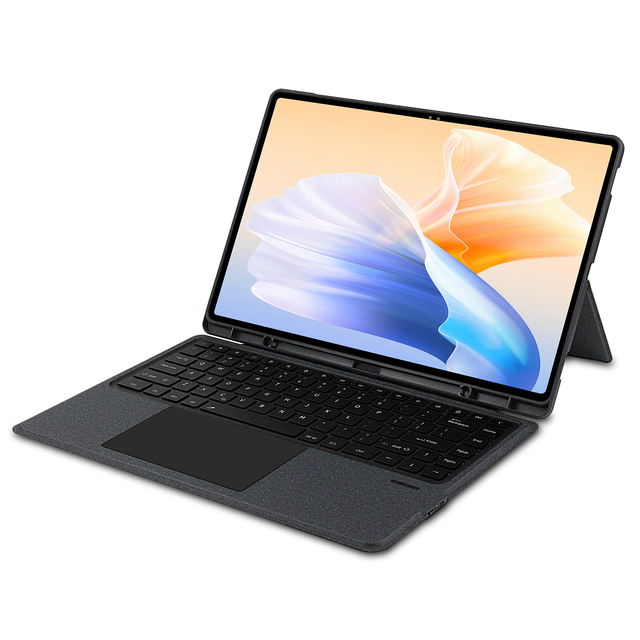 Good Quality Galaxy Tab S11 Magnetic Floating Keyboard Case Split Design With 7 Color Backlight Multi-touch Trackpad