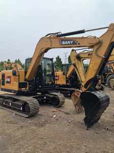 Suministro de fábrica, excavadora Sany 75C SY75C usada, marca china, modelo 2024, 7 toneladas, 0,35 m³, componente de motor de núcleo de cubo, maquinaria para - Product Image 2
