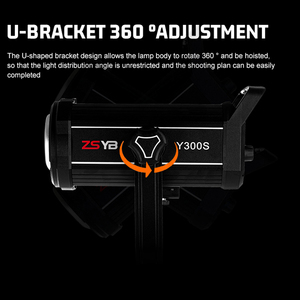 Zsyb iluminación fotográfica Y300S 300W 2700K-6500K Luz de vídeo Led portátil para fotografía de producto de retrato - Product Image 3