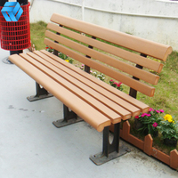 Loisirs de plein air parc blanc repos long cadre en aluminium moulé banc de patio salle de sport résistant à l'eau écologique