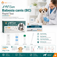Kit de test rapide d'anticorps pour l'hépatite infectieuse canine ICH de S&C Biotech