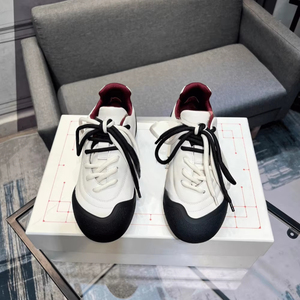 อเล็กซานเดอร์ แฟชั่นทันสมัย เรียบง่าย สไตล์เรโทร คัลเลอร์บล็อก แมค รองเท้าลำลองแบบผูกเชือกทรงสูง รุ่น Toe Casual High Top ลายแพนด้า Versatiles Queen - Product Image 1