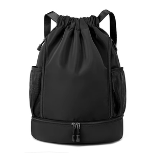 Personalized Travel Sports Basketball <b>Backpack</b> Waterproof Swimming Fitness Gym <b>Backpack</b> Custom Logo <b>Drawstring</b> <b>Backpacks</b> - Product Image 2
