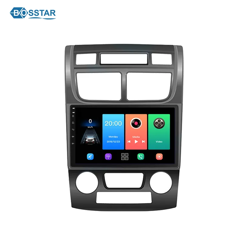 Autoradio Android, Navigation GPS, lecteur multimédia, Audio stéréo, 2 din, pour voiture KIA Sportage (2007 à 2011)