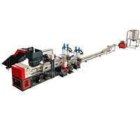 Machine de granulation et de pelletisation automatique haute sécurité et économe en énergie pour le recyclage du plastique, 350-500 kg/h, pour déchets PP/PE LDPE/HDPE - Vente chaude