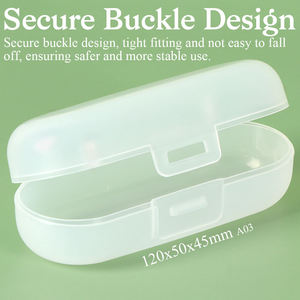 SUNSHING Double Pacifier Holder Travel Baby Binky Box Portable <b>Dummy</b> <b>Case</b> Soother Storage Container Newborn Pacifier Organizer - Product Image 3