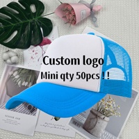 Gorra Publicitaria 2555 con Logotipo Personalizado, Gorra Trucker de Verano con Bloques de Color y Malla de Espuma para Trabajo y Voluntariado