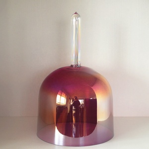 Cuenco para cantar con mango HF, 432Hz, 440Hz, luz cósmica de Rubí, cuencos Cantores de cristal de cuarzo de mano para meditación curativa con sonido - Product Image 4