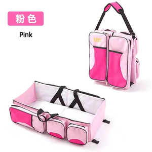 Large Capacity Mommy Baby Diaper <strong>Bags</strong> Waterproof Summer Fashion Portable Folding Baby <strong>Bed</strong> Travel <strong>Bag</strong> - Product Image 5