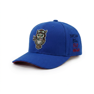 Gorras de Béisbol Estructuradas de 6 Paneles, 100% Algodón, Visera Curva, Insignia de Gamuza Personalizada, Gorras para Hombre - Product Image 1