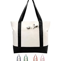 Sacs fourre-tout en toile imprimés avec logo personnalisé, style minimaliste moderne, patchwork, pour le shopping transfrontalier, offre exclusive