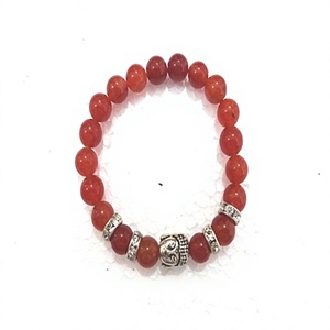 Pulsera de Cuarzo Pulido con Cabeza de Buda de Cristal Transparente Hecha a Mano, Joyería Curativa para el Día de Acción de Gracias - Product Image 6