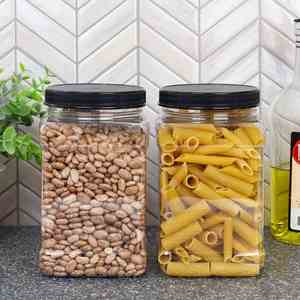 1000ml Bpa Free Food Grade PET Plastic Container with Crown Cap and Screen Printing for <b>Cookie</b>/Candy Storage - Product Image 2