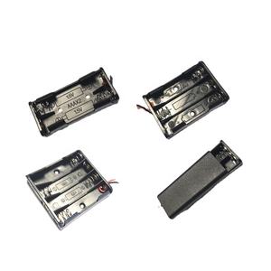 Hochwertiger Kunststoff-Batterie kasten 1 <span class=keywords><strong>2</strong></span> <span class=keywords><strong>3</strong></span> 4-Zellen-AAA-Batteriehalter mit Kabeln - Product Image 1